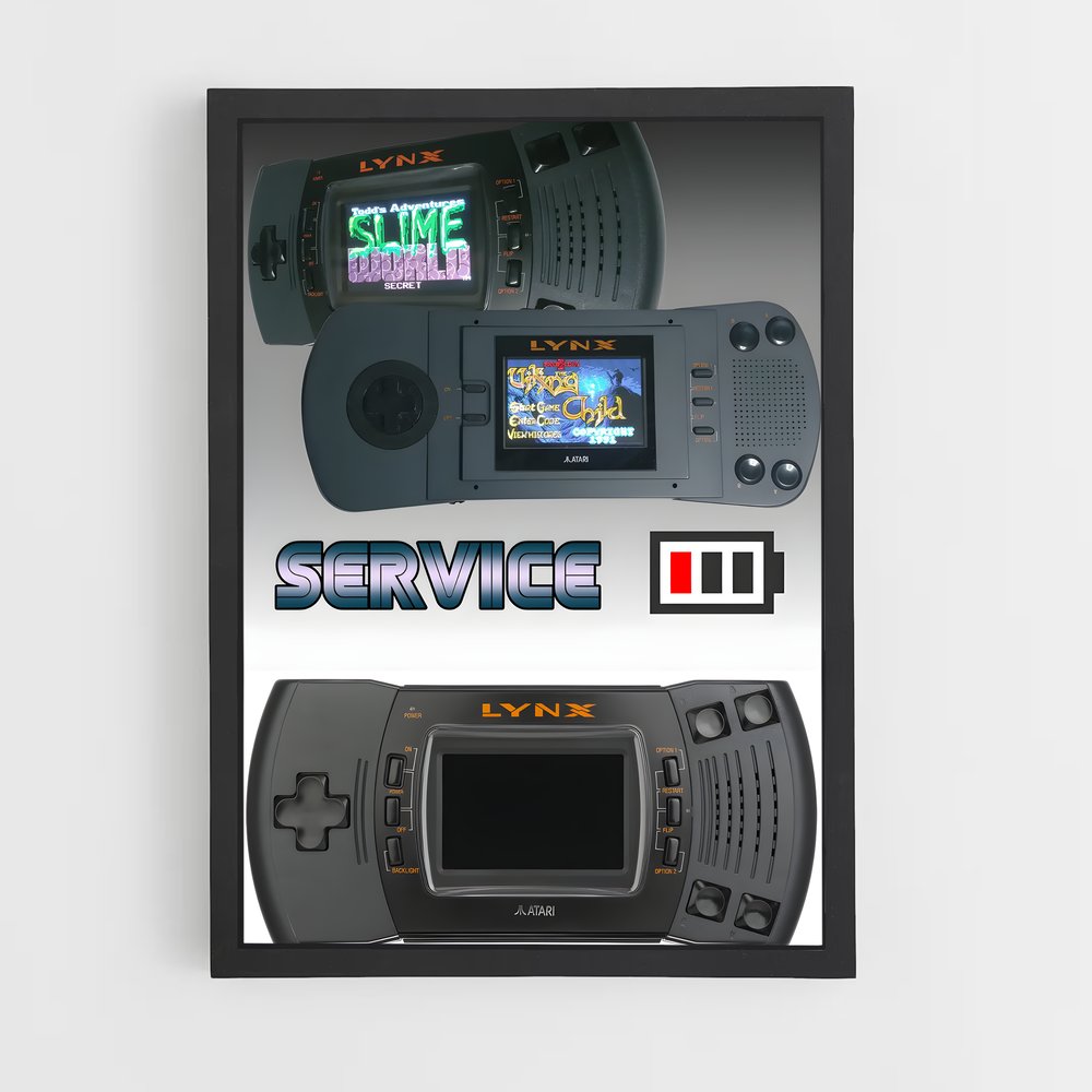 Poster Atari Lynx Adventure – affiche Consoles (vue 2)